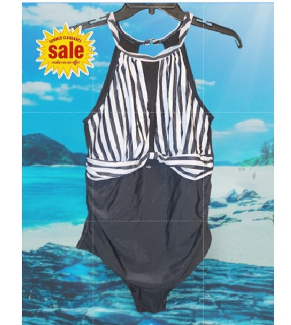 Woman's One Piece Swimsuit Size L  SUMMER CLEARANCE SALE - MAKE ME AN OFFER!